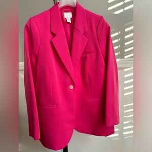 H&M Hot Pink Oversized Blazer
NWOT